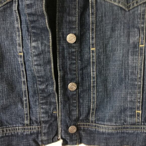 BCBGMaxAzria Jeans Cropped Jean Jacket - Picture 5 of 16